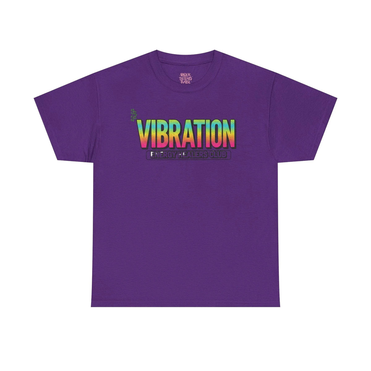 Vibration Healers Club Tee — Spiritual Energy Graphic T‑Shirt - underthestarsbabe