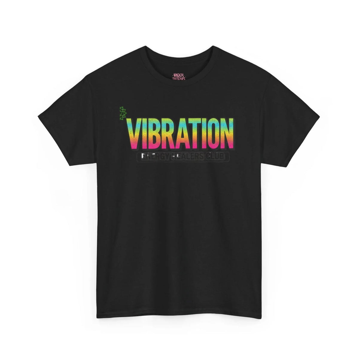 Vibration Healers Club Tee — Spiritual Energy Graphic T‑Shirt - underthestarsbabe