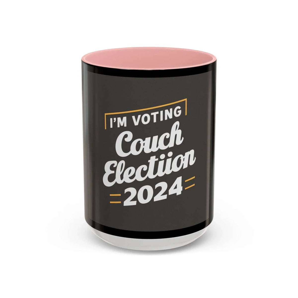 Voting Couch Accent Mug 11-15oz - Political & Fun - Under the Stars Babe - underthestarsbabe