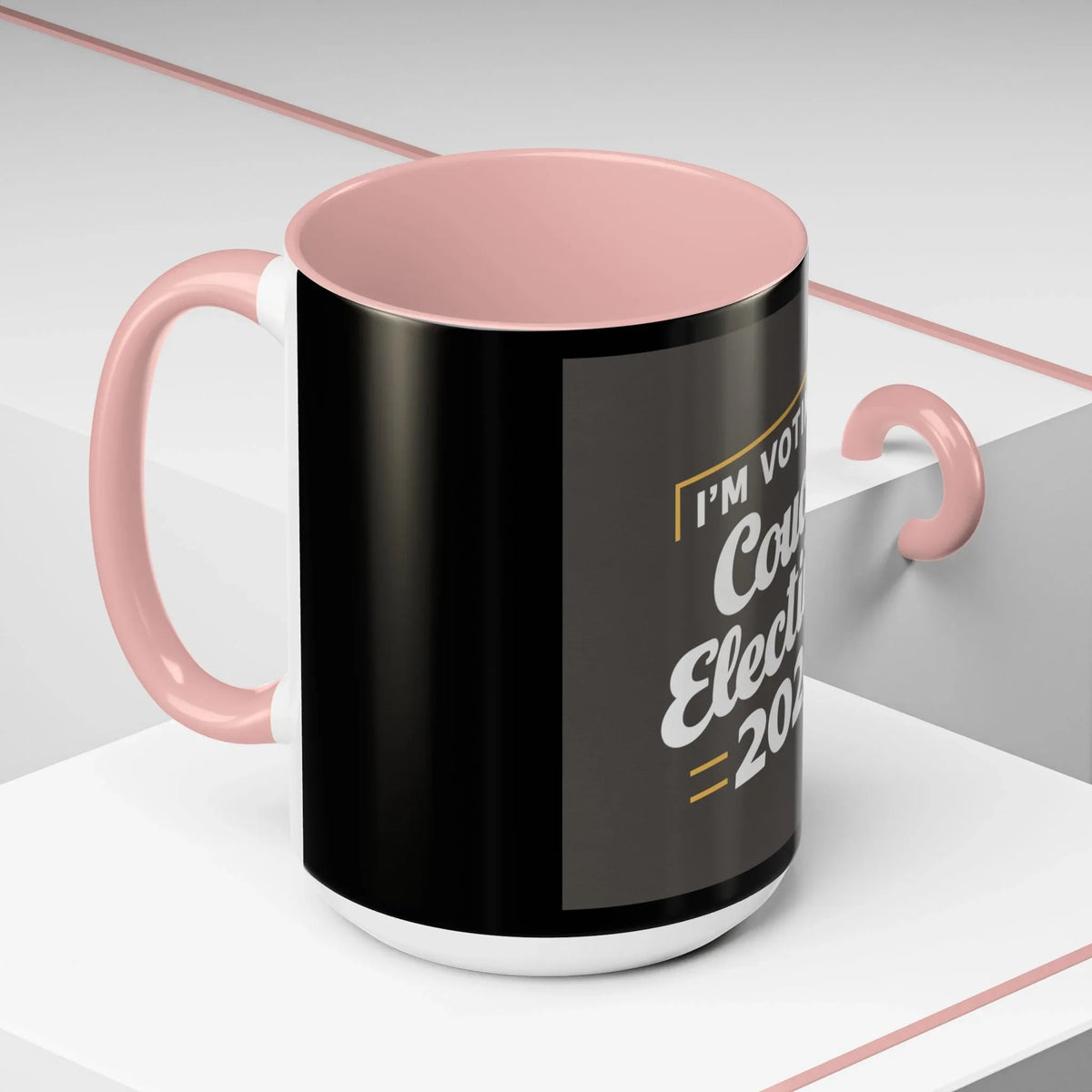 Voting Couch Accent Mug 11-15oz - Political & Fun - Under the Stars Babe - underthestarsbabe
