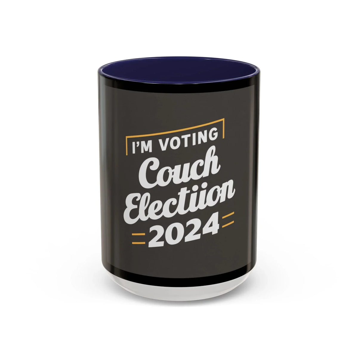 Voting Couch Accent Mug 11-15oz - Political & Fun - Under the Stars Babe - underthestarsbabe