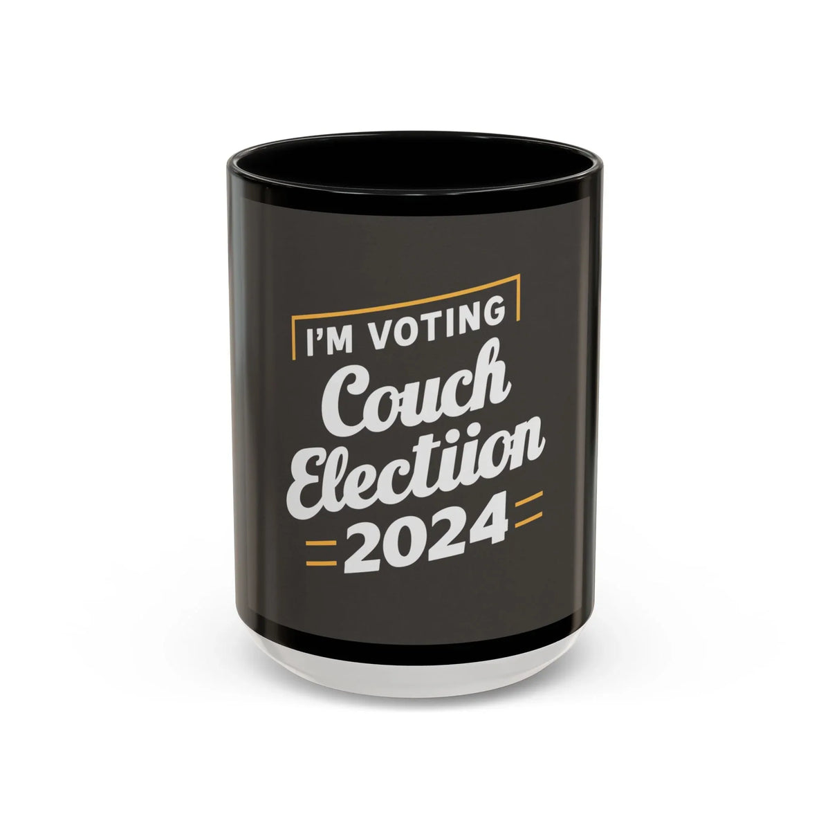 Voting Couch Accent Mug 11-15oz - Political & Fun - Under the Stars Babe - underthestarsbabe