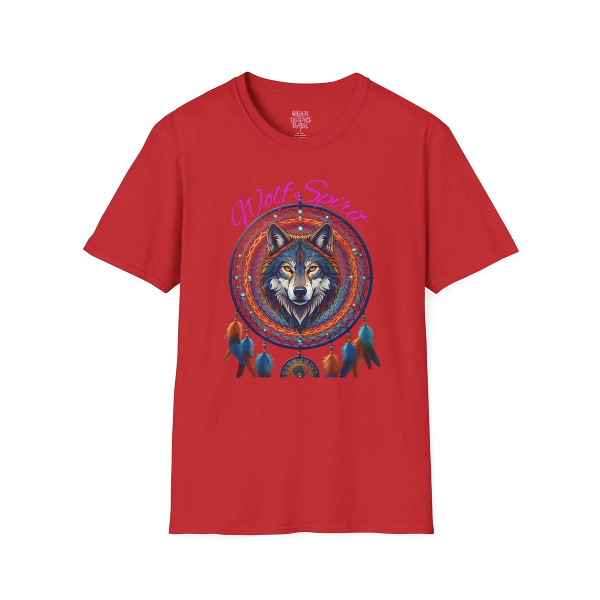 Wolf Dreamcatcher T-Shirt — Native Spirit Animal Graphic Tee - underthestarsbabe