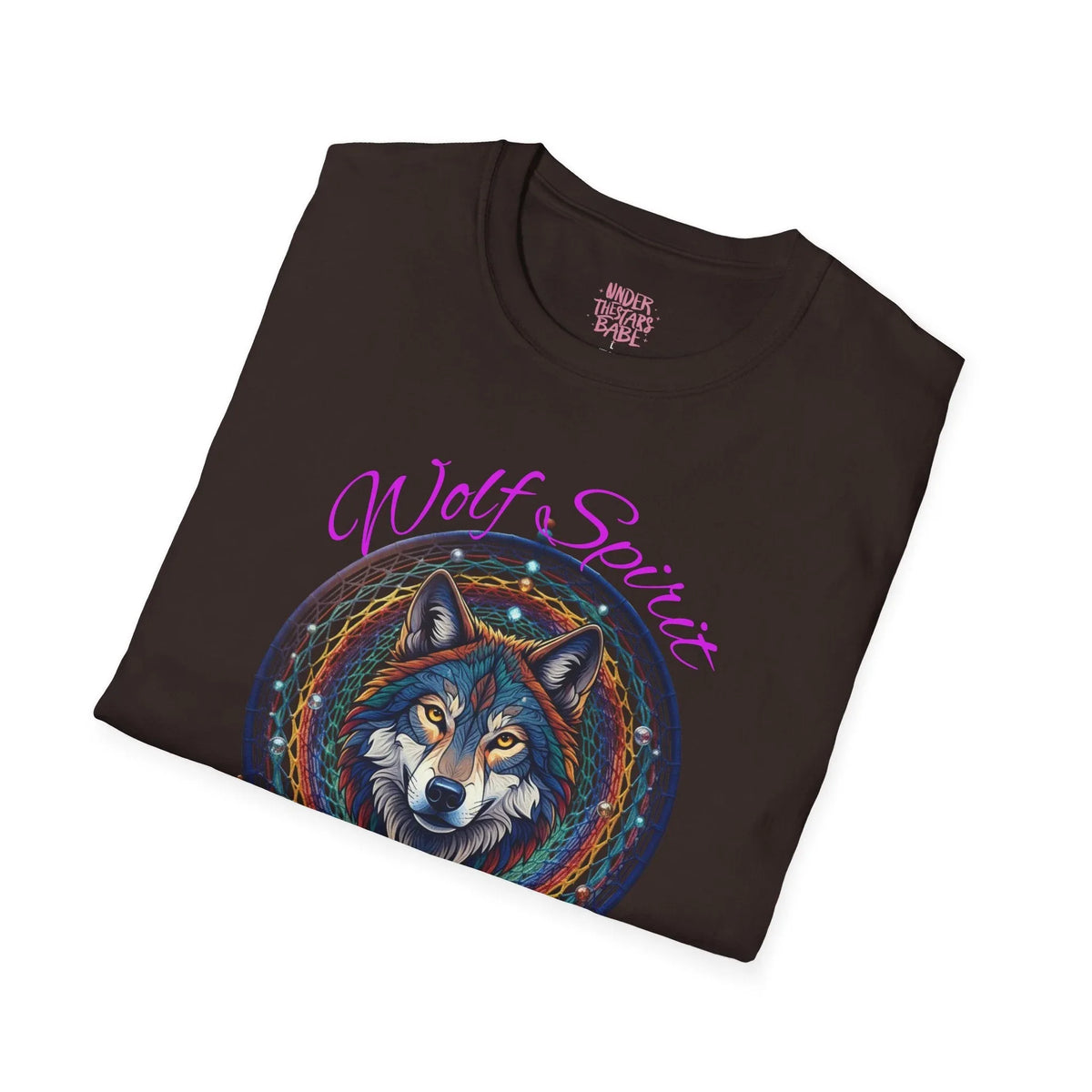 Wolf Dreamcatcher T-Shirt — Native Spirit Animal Graphic Tee - underthestarsbabe