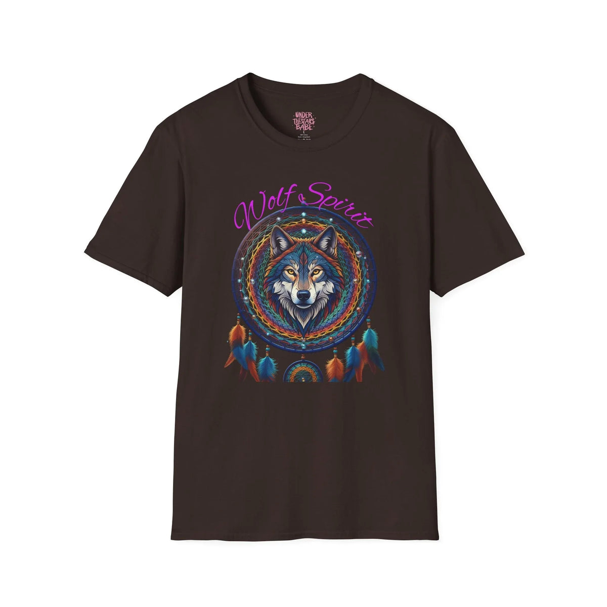 Wolf Dreamcatcher T-Shirt — Native Spirit Animal Graphic Tee - underthestarsbabe