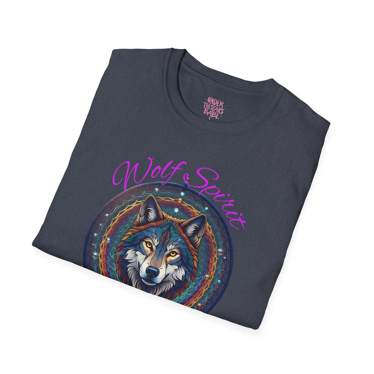 Wolf Dreamcatcher T-Shirt — Native Spirit Animal Graphic Tee - underthestarsbabe