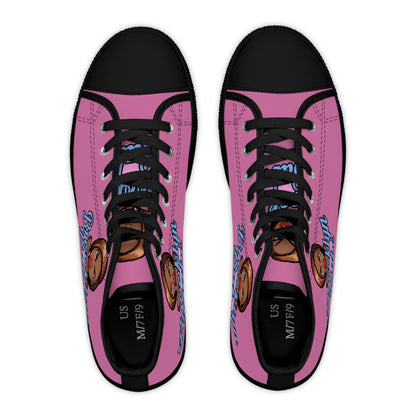 Women's High Top Sneakers - Brooklyn Babe Trendy Hi Top Sneakers - underthestarsbabe