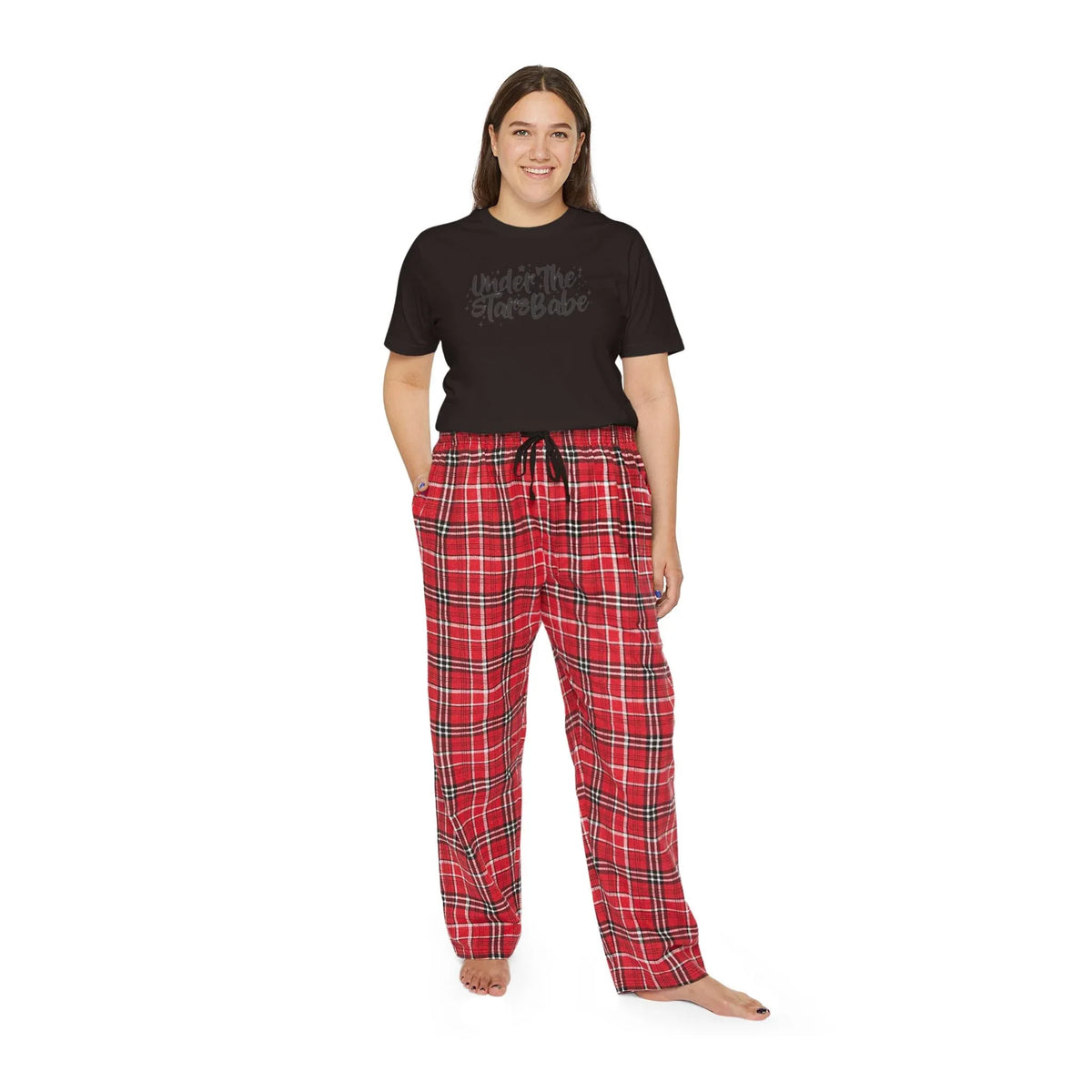 Women's Short Sleeve Pajama Set - Under The Stars Babe - underthestarsbabe