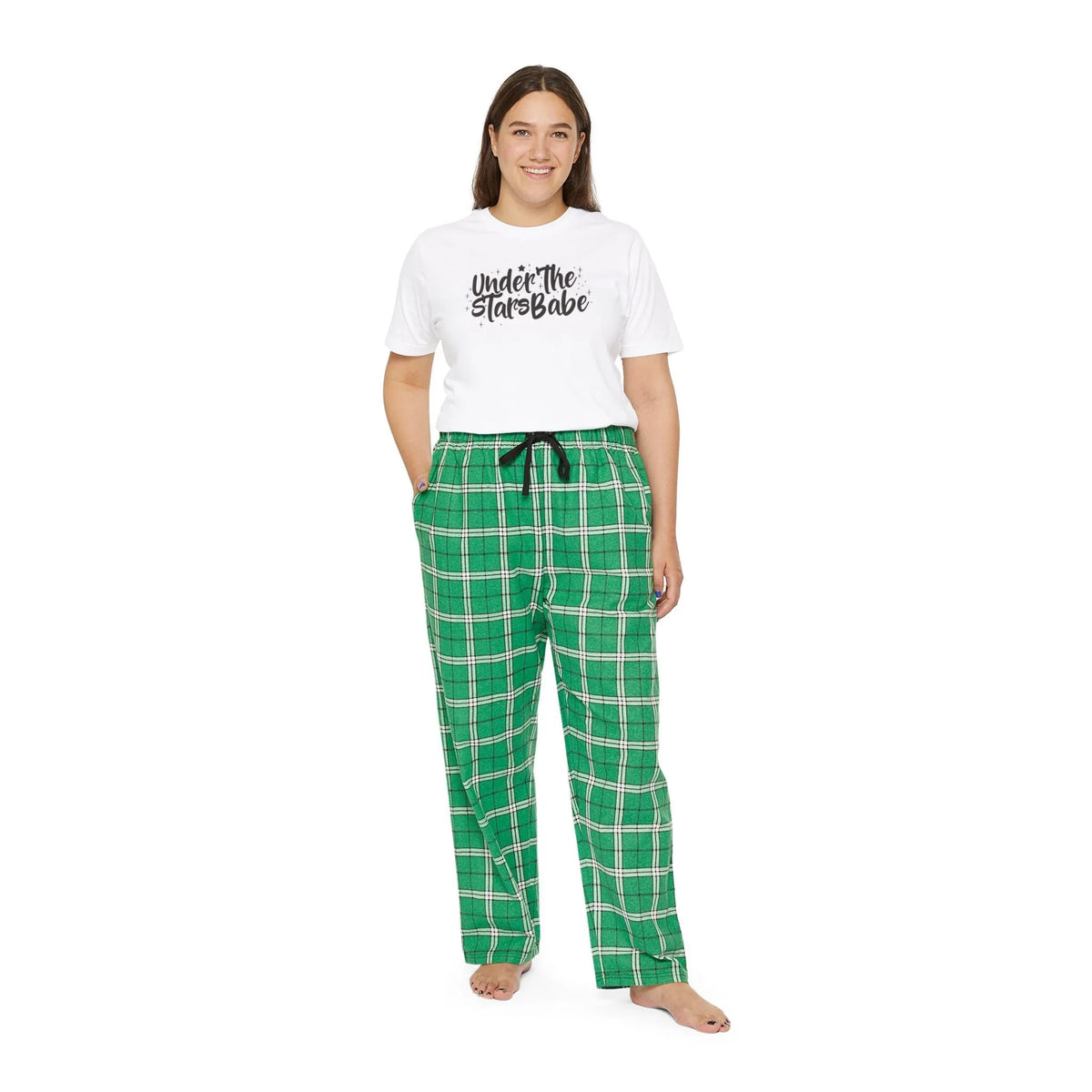 Women's Short Sleeve Pajama Set - Under The Stars Babe - underthestarsbabe