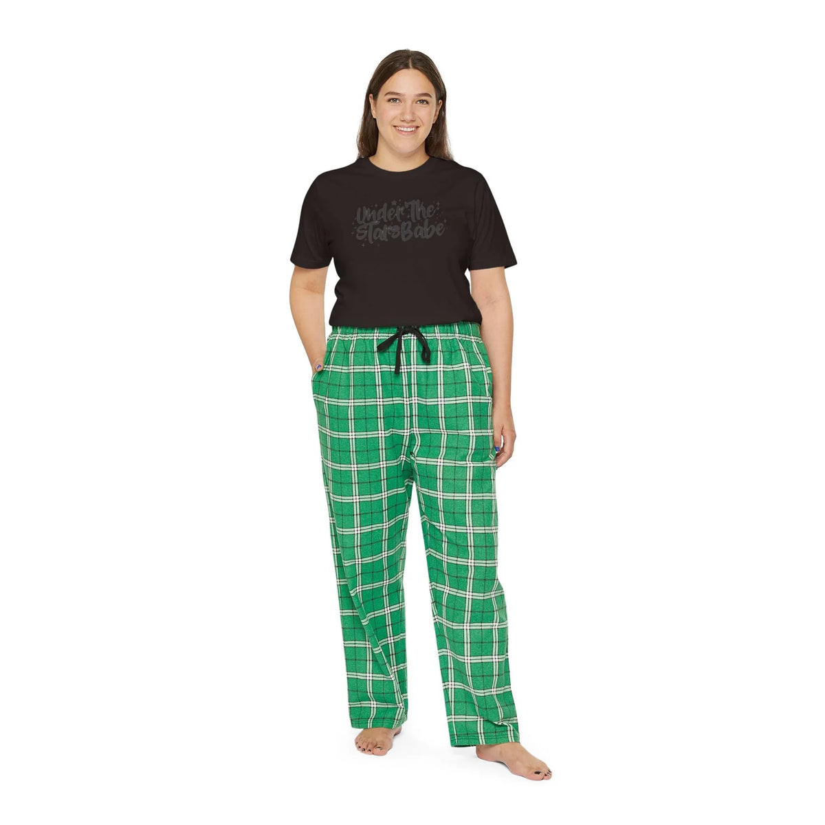 Women's Short Sleeve Pajama Set - Under The Stars Babe - underthestarsbabe