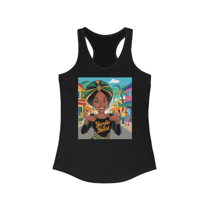 Yardie At Heart Women's Ideal Racerback Tank - underthestarsbabe