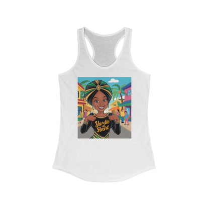 Yardie At Heart Women's Ideal Racerback Tank - underthestarsbabe