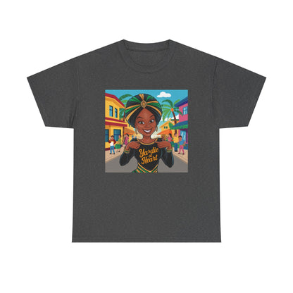 Yardie Heart Unisex Heavy Cotton Tee - underthestarsbabe
