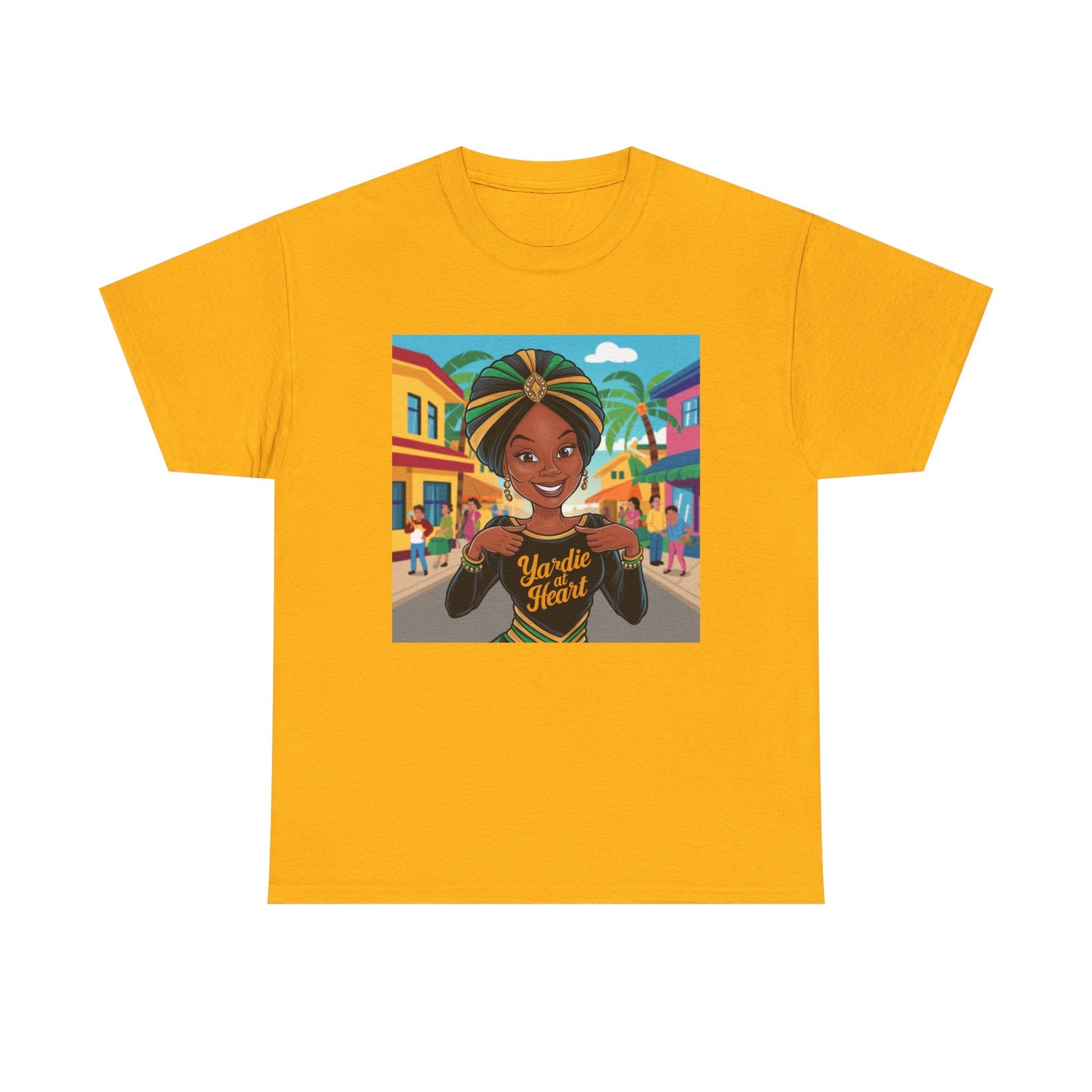 Yardie Heart Unisex Heavy Cotton Tee - underthestarsbabe
