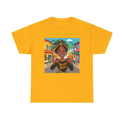 Yardie Heart Unisex Heavy Cotton Tee - underthestarsbabe