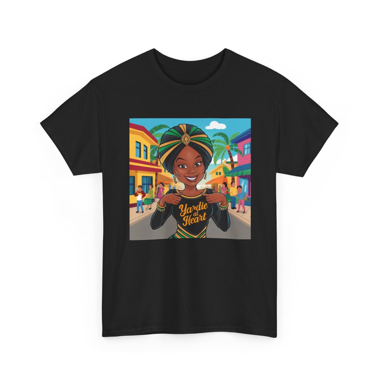 Yardie Heart Unisex Heavy Cotton Tee - underthestarsbabe