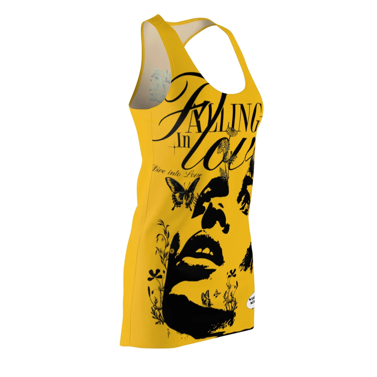 Yellow Falling In Love Racerback Dress - Under The Stars Babe - underthestarsbabe