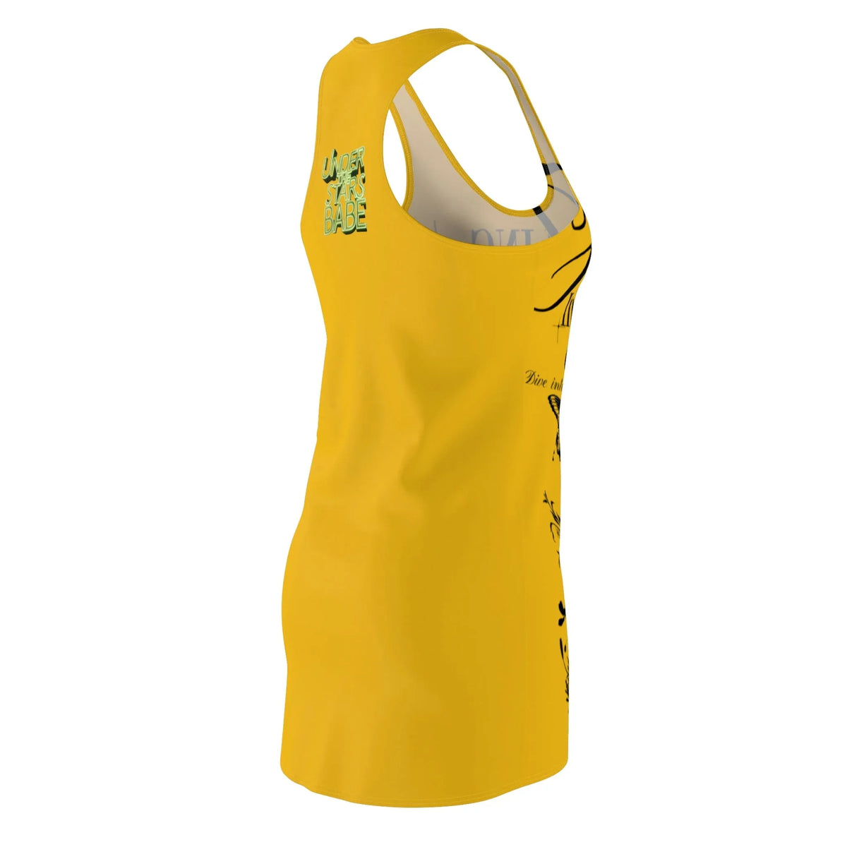 Yellow Falling In Love Racerback Dress - Under The Stars Babe - underthestarsbabe