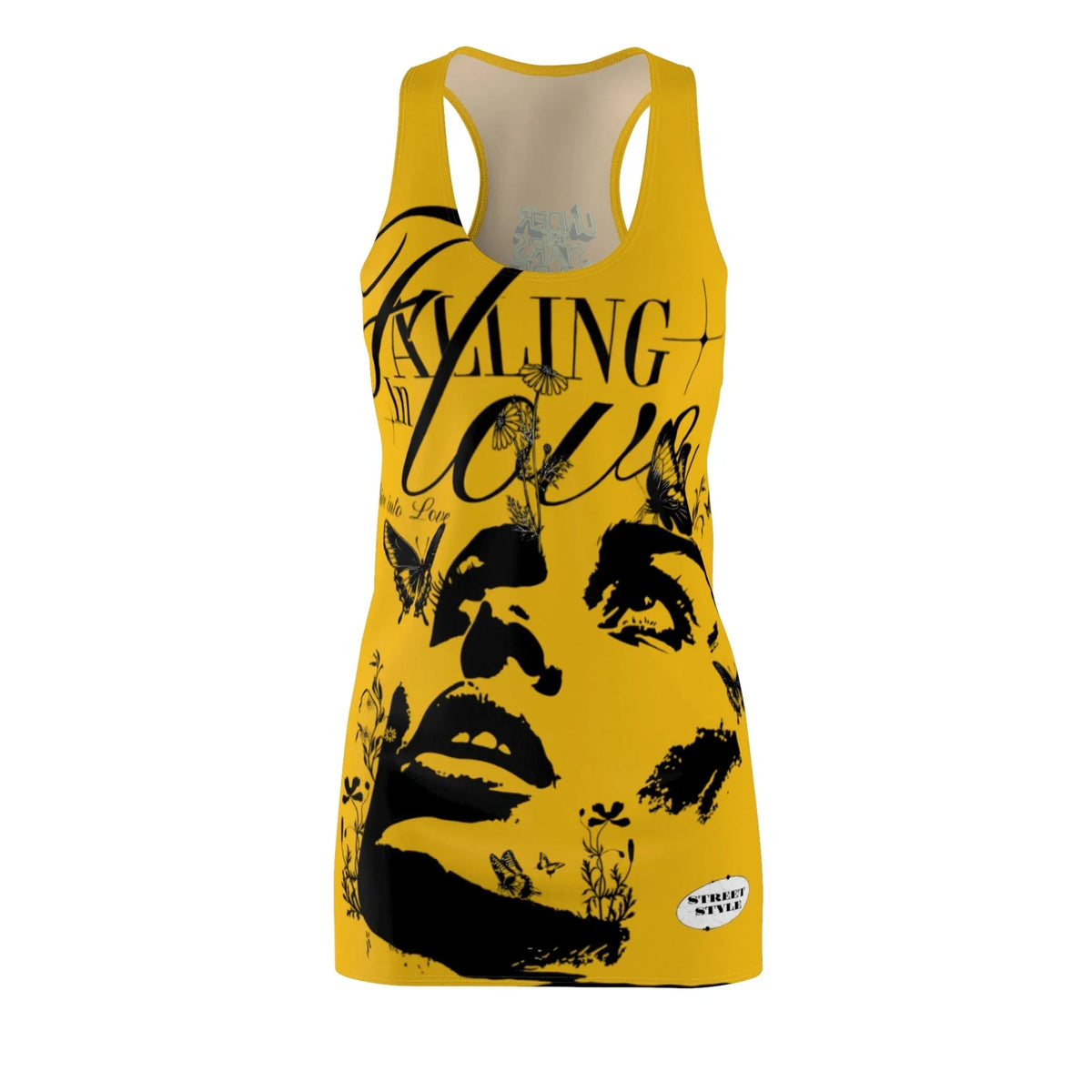 Yellow Falling In Love Racerback Dress - Under The Stars Babe - underthestarsbabe